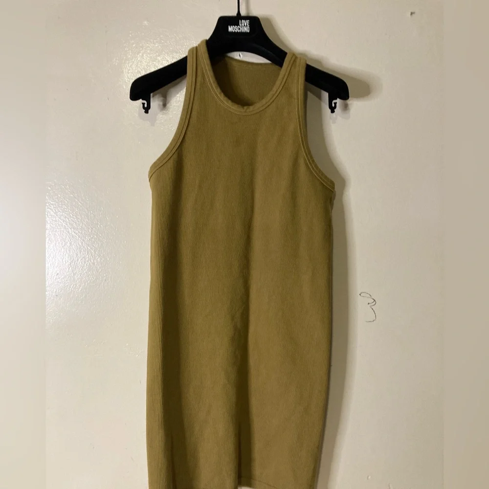 Alo Goddess Ribbed Dress Burnt Sienna - Picture 2 of 4